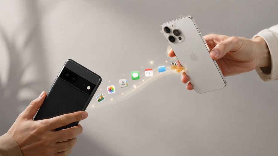 Як перенести дані з Android на iPhone